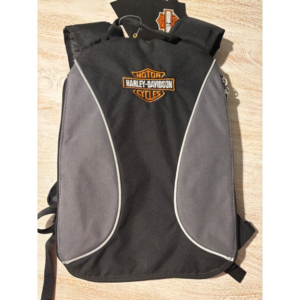 Harley-Davidson Helmet Bag Backpack OS‎ Charcoal Black NEW Athalon 99303 Biker